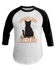 Cat Halloween 49 Baseball Tee tile