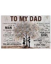 Poster - To My Dad - Daughter 17x11 Poster front