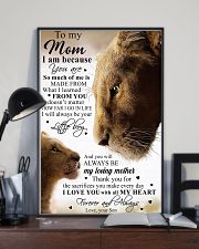 To My Mom Lion - Poster 11x17 Poster lifestyle-poster-2