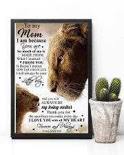To My Mom Lion - Poster 11x17 Poster lifestyle-poster-8