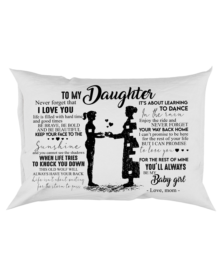 Pillow - To My Daughter - Mom Rectangular Pillowcase