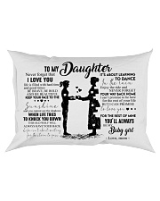 Pillow - To My Daughter - Mom Rectangular Pillowcase front