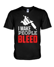 Tattoo Artist 33 V-Neck T-Shirt tile