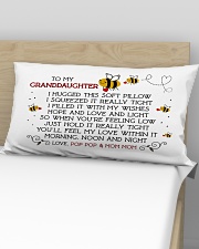Pop Pop and Mom Mom - Granddaughter Rectangular Pillowcase aos-pillow-rectangular-front-lifestyle-02