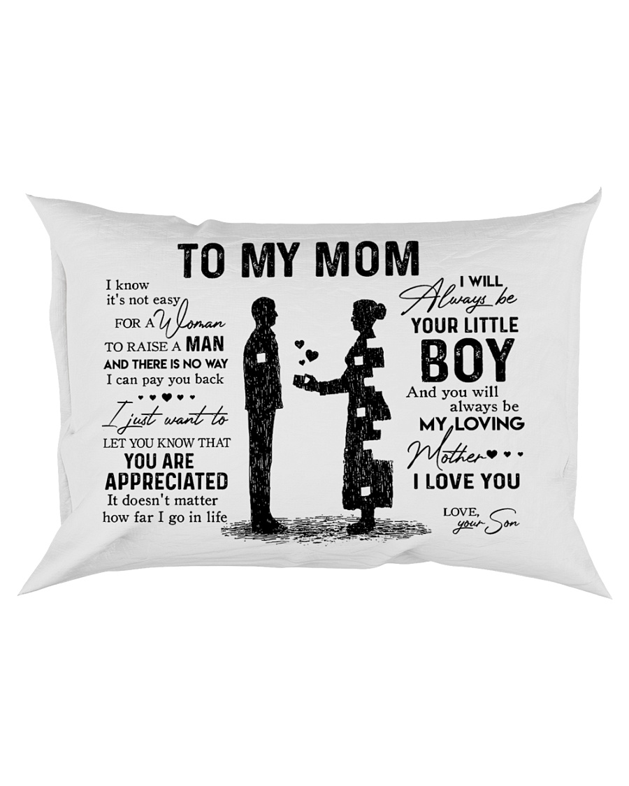 Pillow - To My Mom - Boy Rectangular Pillowcase