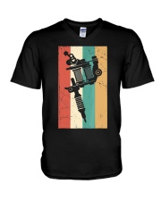 Tattoo Artist 27 V-Neck T-Shirt tile