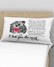 Pillow - I Love You The Most Koala Rectangular Pillowcase aos-pillow-rectangular-front-lifestyle-02