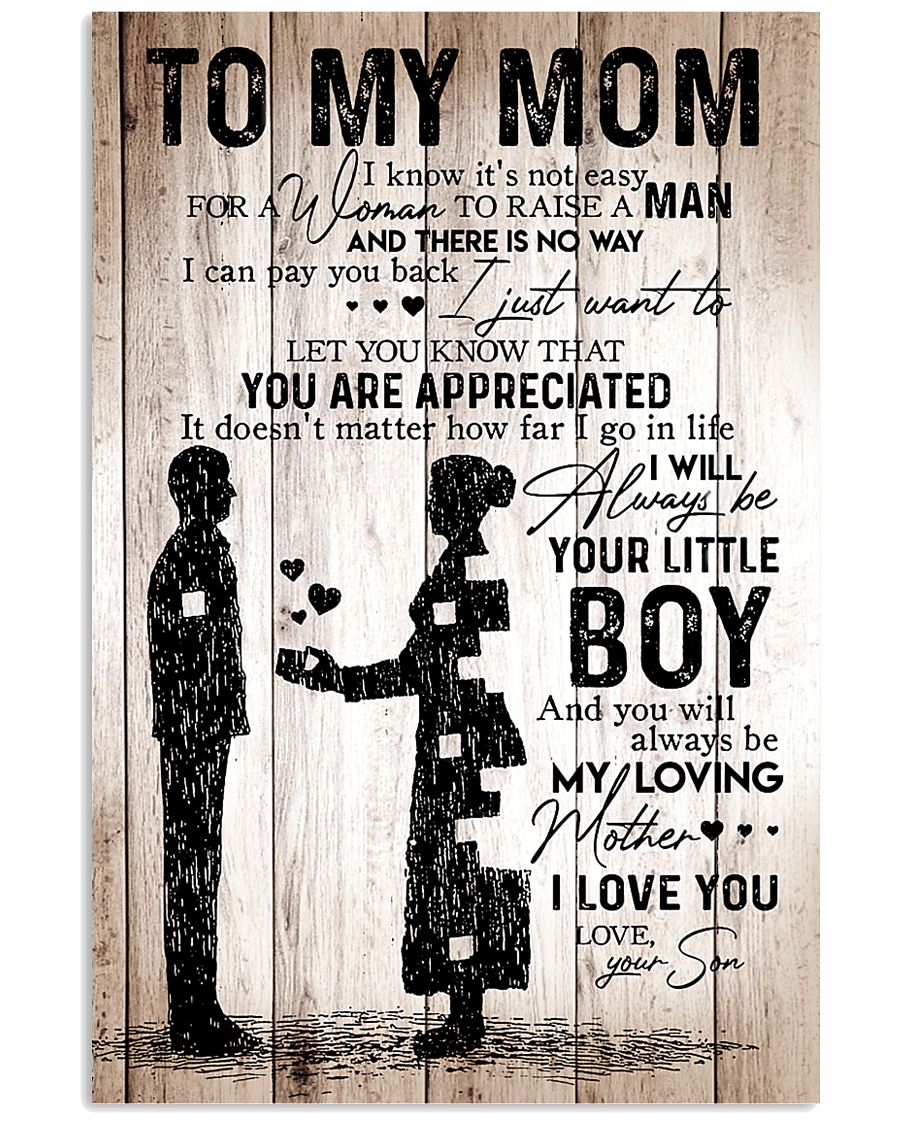 To My Mom - Boy - Poster 11x17 Poster