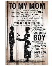 To My Mom - Boy - Poster 11x17 Poster front