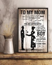 To My Mom - Boy - Poster 11x17 Poster lifestyle-poster-3