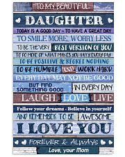Poster To My Beautiful Daughter 11x17 Poster front