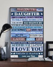 Poster To My Beautiful Daughter 11x17 Poster lifestyle-poster-2