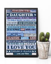 Poster To My Beautiful Daughter 11x17 Poster lifestyle-poster-8
