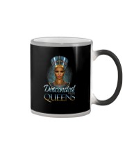 Black Girl 13 Color Changing Mug tile