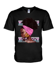 Black Queen 22 V-Neck T-Shirt tile