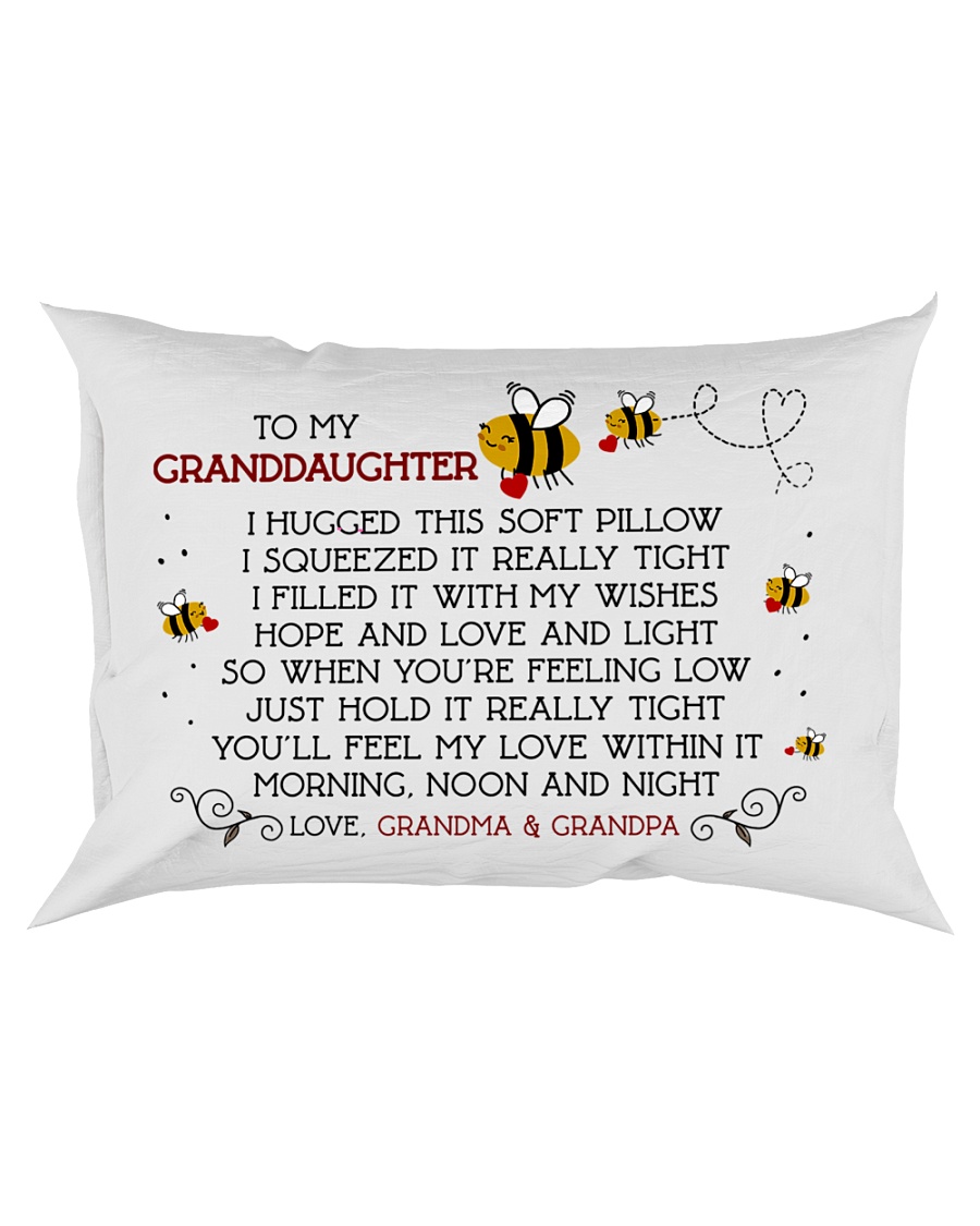 Grandma Grandpa - Granddaughter Rectangular Pillowcase