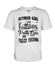 October Queen 68 V-Neck T-Shirt tile