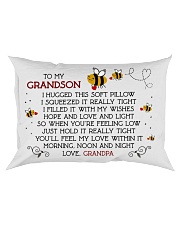 Pillow To My Grandson - Grandpa Rectangular Pillowcase front