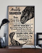 To MY Amazing Grandson - Grandma - Poster 11x17 Poster lifestyle-poster-2