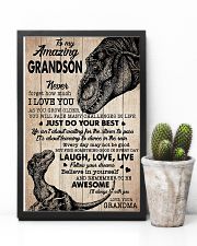 To MY Amazing Grandson - Grandma - Poster 11x17 Poster lifestyle-poster-8
