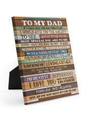 To My Dad - Poster 8x10 Easel-Back Gallery Wrapped Canvas thumbnail