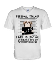 Shih Tzu 68 V-Neck T-Shirt tile