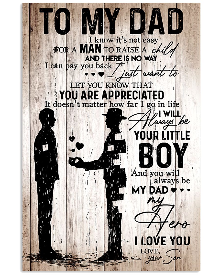 To My Dad - Boy - Poster 11x17 Poster