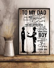 To My Dad - Boy - Poster 11x17 Poster lifestyle-poster-3