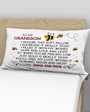 nana and papa - grandson Rectangular Pillowcase aos-pillow-rectangular-front-lifestyle-02