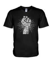 Black Pride V-Neck T-Shirt tile