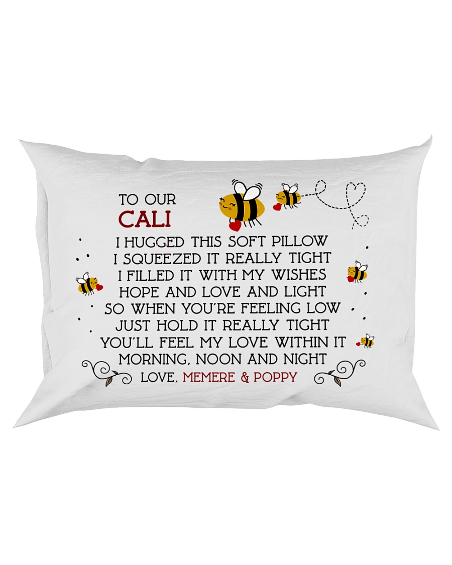 Memere Poppy - CALI Rectangular Pillowcase
