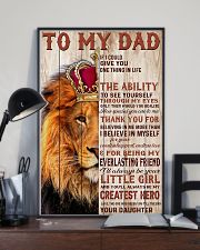 To My Dad Lion King - Family - Poster - may2120 11x17 Poster lifestyle-poster-2