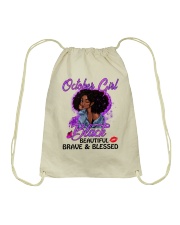 October Queen 72 Drawstring Bag tile
