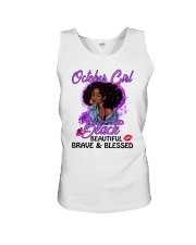 October Queen 72 Unisex Tank tile