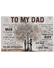 Poster - To My Dad - Son 2 17x11 Poster front