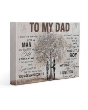 Poster - To My Dad - Son 2 14x11 Gallery Wrapped Canvas Prints thumbnail