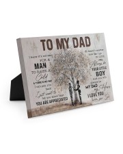 Poster - To My Dad - Son 2 10x8 Easel-Back Gallery Wrapped Canvas thumbnail