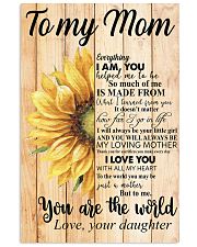 Poster - To My Mom You Are The World 11x17 Poster front