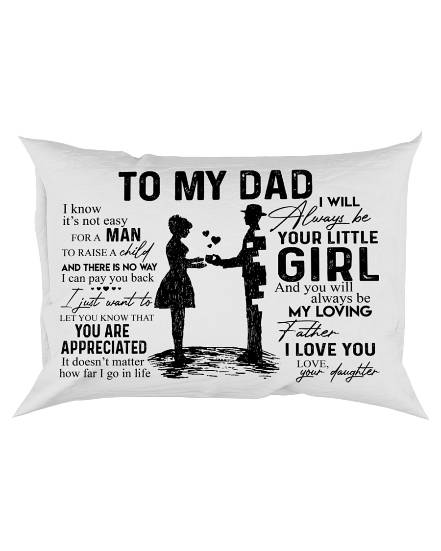 Pillow - To My Dad - Daughter Rectangular Pillowcase