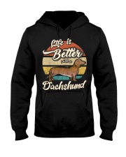 LIFE IS BETTER WITH A DACHSHUND Hooded Sweatshirt thumbnail