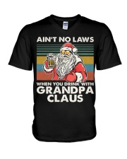GRANDPA CLAUS V-Neck T-Shirt thumbnail