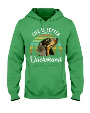LIFE IS BETTER WITH A DACHSHUND Hooded Sweatshirt thumbnail