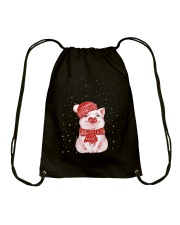 CHRISTMAS IS COMING Drawstring Bag thumbnail