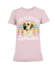 LIFE IS BETTER WITH A LABRADOR Premium Fit Ladies Tee thumbnail