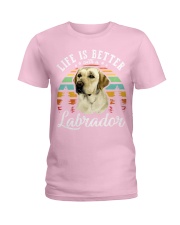 LIFE IS BETTER WITH A LABRADOR Ladies T-Shirt thumbnail