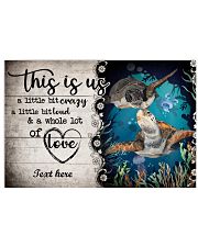 THIS IS US CUSTOM POSTER-BATH MAT-DOORMAT 17x11 Poster front