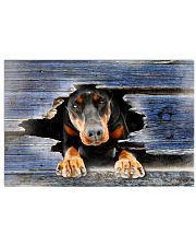 DOBERMAN BATH MAT-DOORMAT-POSTER-CANVAS Horizontal Poster tile