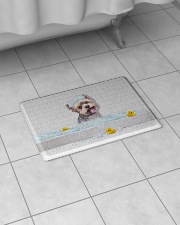 YORKIE BATH MAT - DOORMAT Bath Mat - 24” x 17” aos-accessory-bath-mat-24x17-lifestyle-front-07