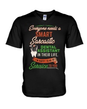 DENTAL ASSISTANT V-Neck T-Shirt tile
