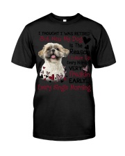 MY DOG IS THE REASON Premium Fit Mens Tee tile